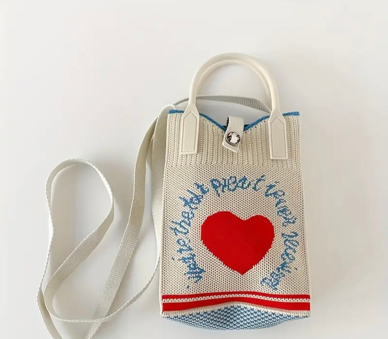 Bolsito con agarradera knit