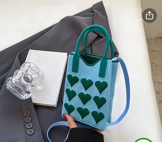 Bolsito con agarradera knit