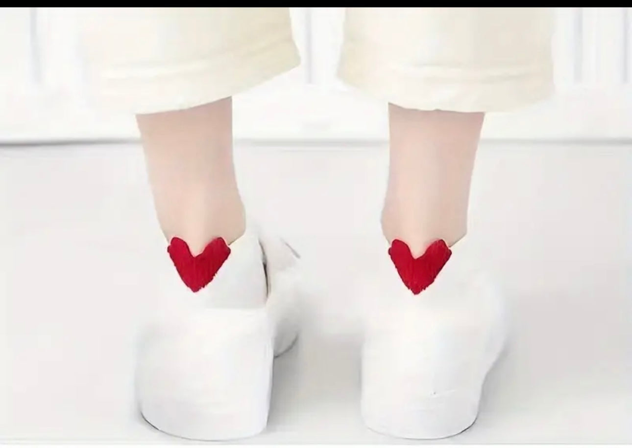 Medias tobilleras corazon